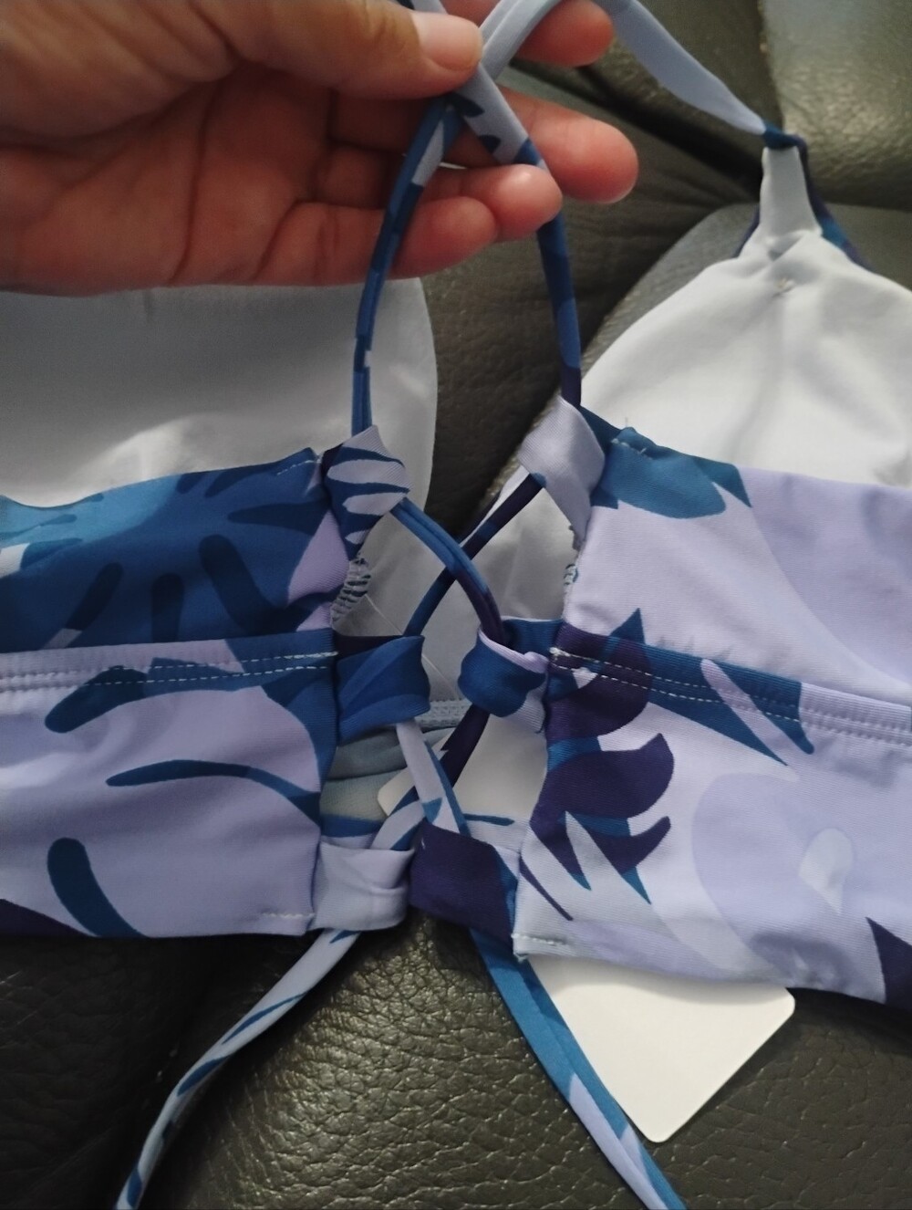 Splendid Floral Blue Swimsuit - Picture 2 of 5